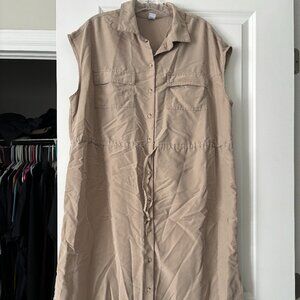 Camel Shirt Dress